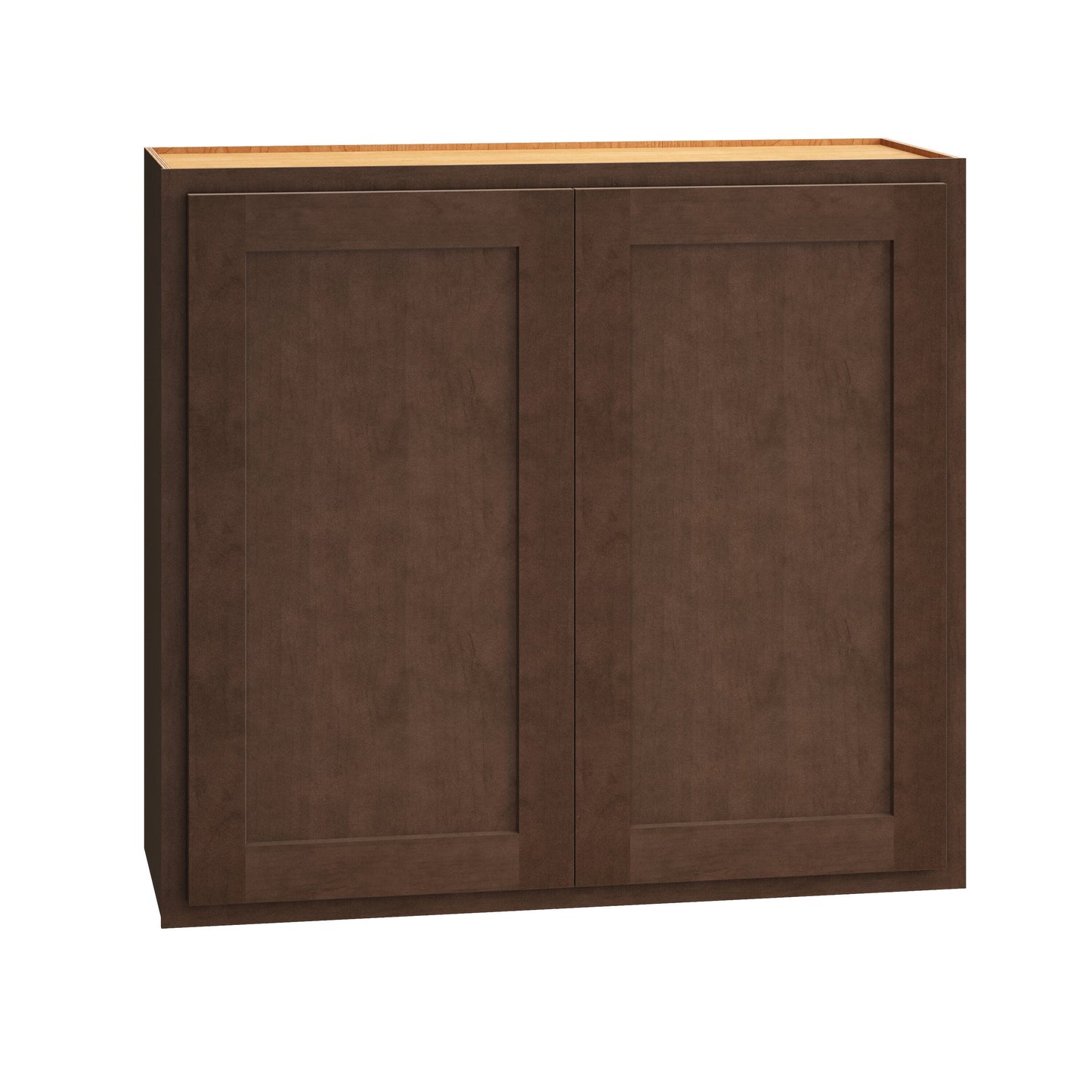 Diamond Express Jamestown 33-in W x 30-in H x 12-in D Thatch Partial Overlay Wall Fully Assembled Plywood Cabinet (Recessed Panel Shaker Door Style)