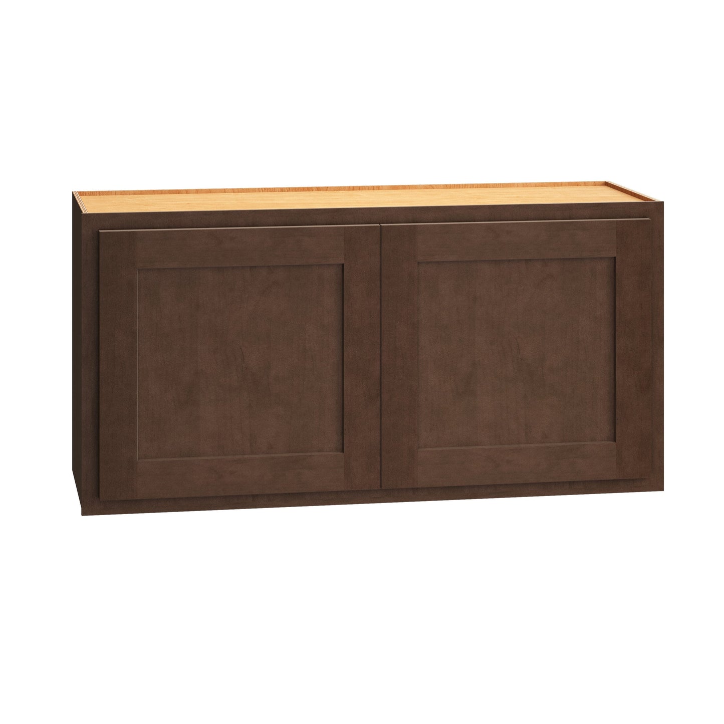 Diamond Express Jamestown 36-in W x 18-in H x 12-in D Thatch Partial Overlay Wall Fully Assembled Plywood Cabinet (Recessed Panel Shaker Door Style)