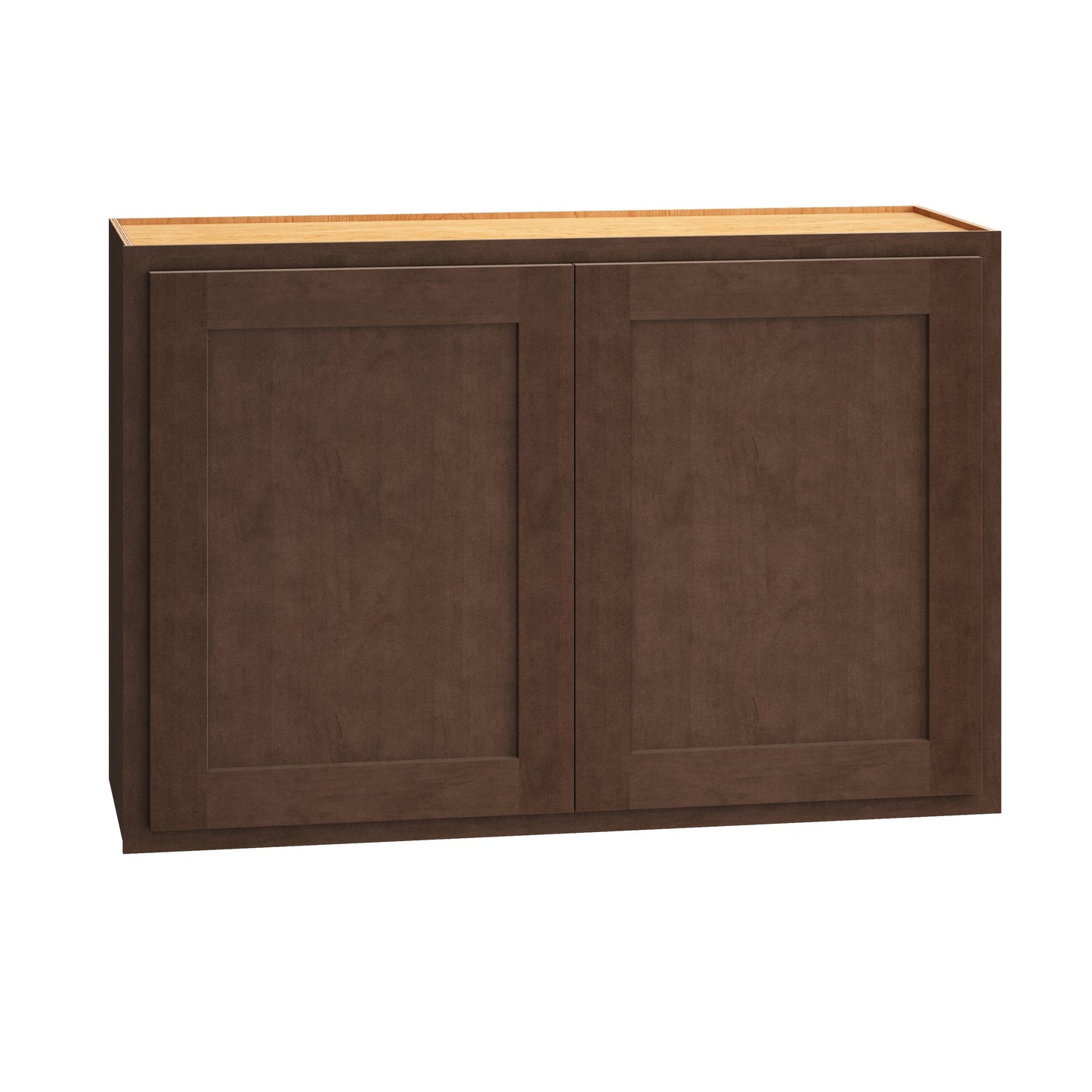 Diamond Express Jamestown 36-in W x 24-in H x 12-in D Thatch Partial Overlay Wall Fully Assembled Plywood Cabinet (Recessed Panel Shaker Door Style)
