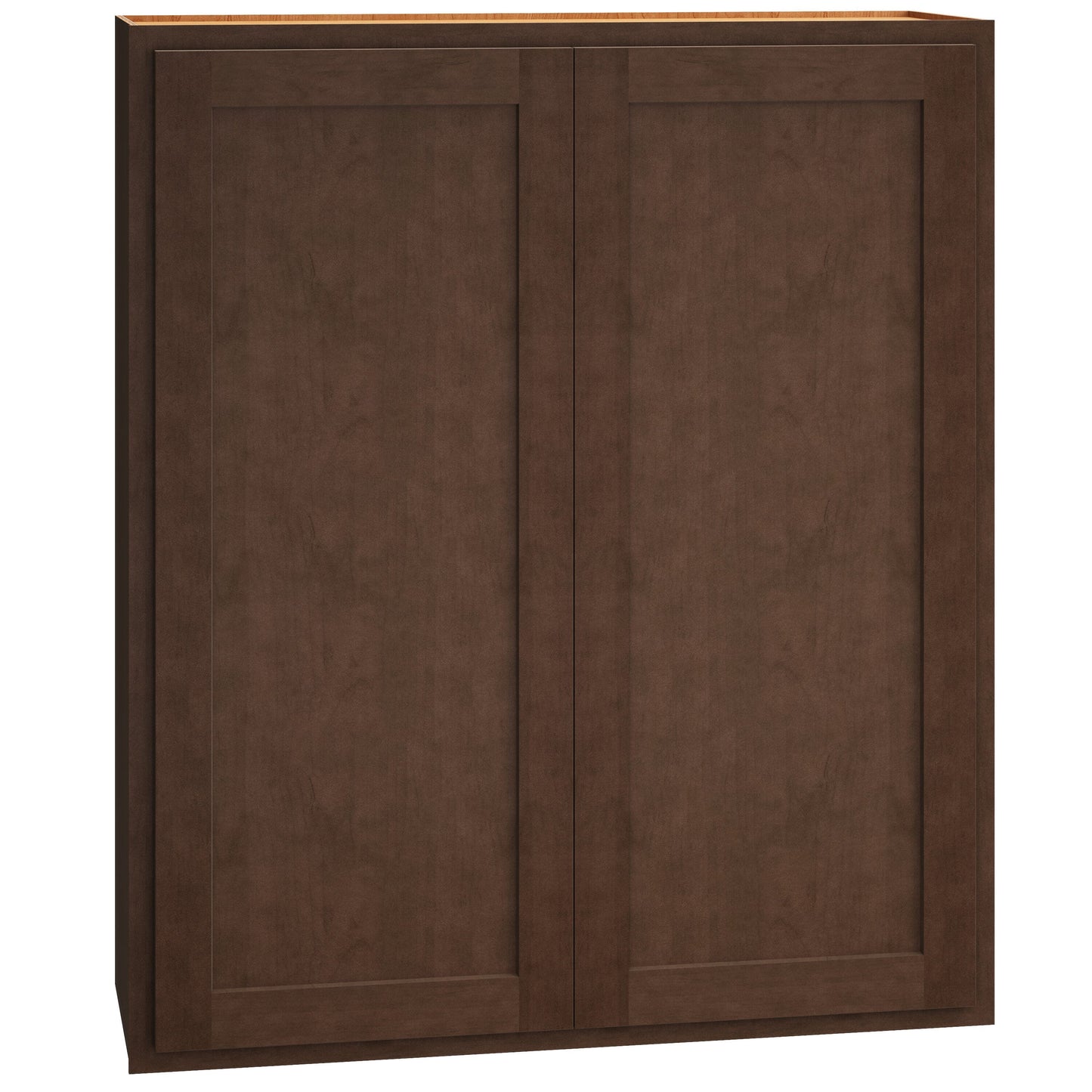 Diamond Express Jamestown 36-in W x 42-in H x 12-in D Thatch Partial Overlay Wall Fully Assembled Plywood Cabinet (Recessed Panel Shaker Door Style)