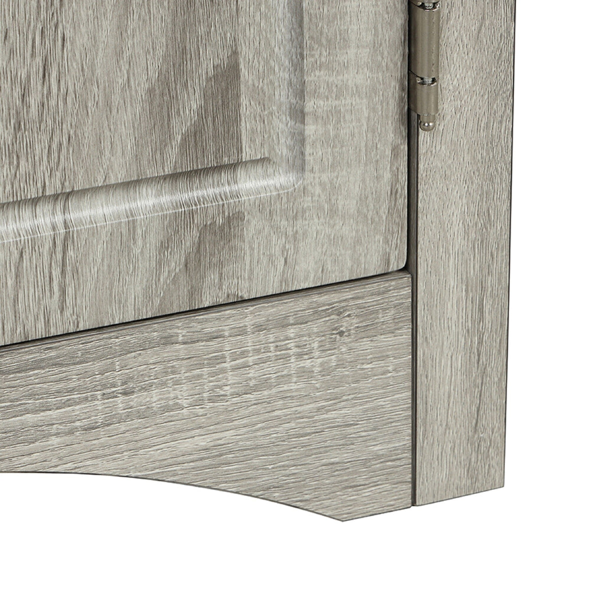 ModernLuxe 17.2-in W x 31.5-in H Wood Composite Oak Wall-mount Utility Storage Cabinet
