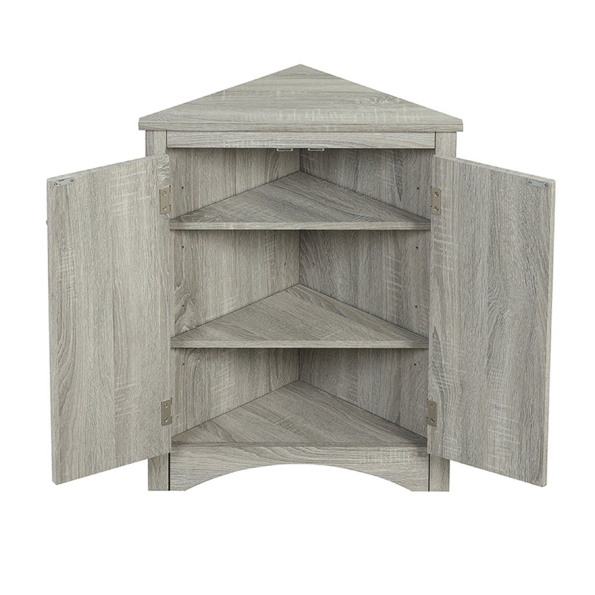 ModernLuxe 17.2-in W x 31.5-in H Wood Composite Oak Wall-mount Utility Storage Cabinet