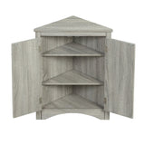ModernLuxe 17.2-in W x 31.5-in H Wood Composite Oak Wall-mount Utility Storage Cabinet