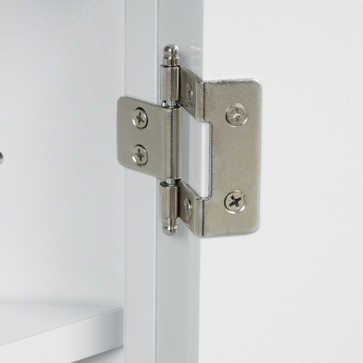 ModernLuxe 17.2-in W x 31.5-in H Wood Composite White Wall-mount Utility Storage Cabinet