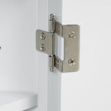 ModernLuxe 17.2-in W x 31.5-in H Wood Composite White Wall-mount Utility Storage Cabinet