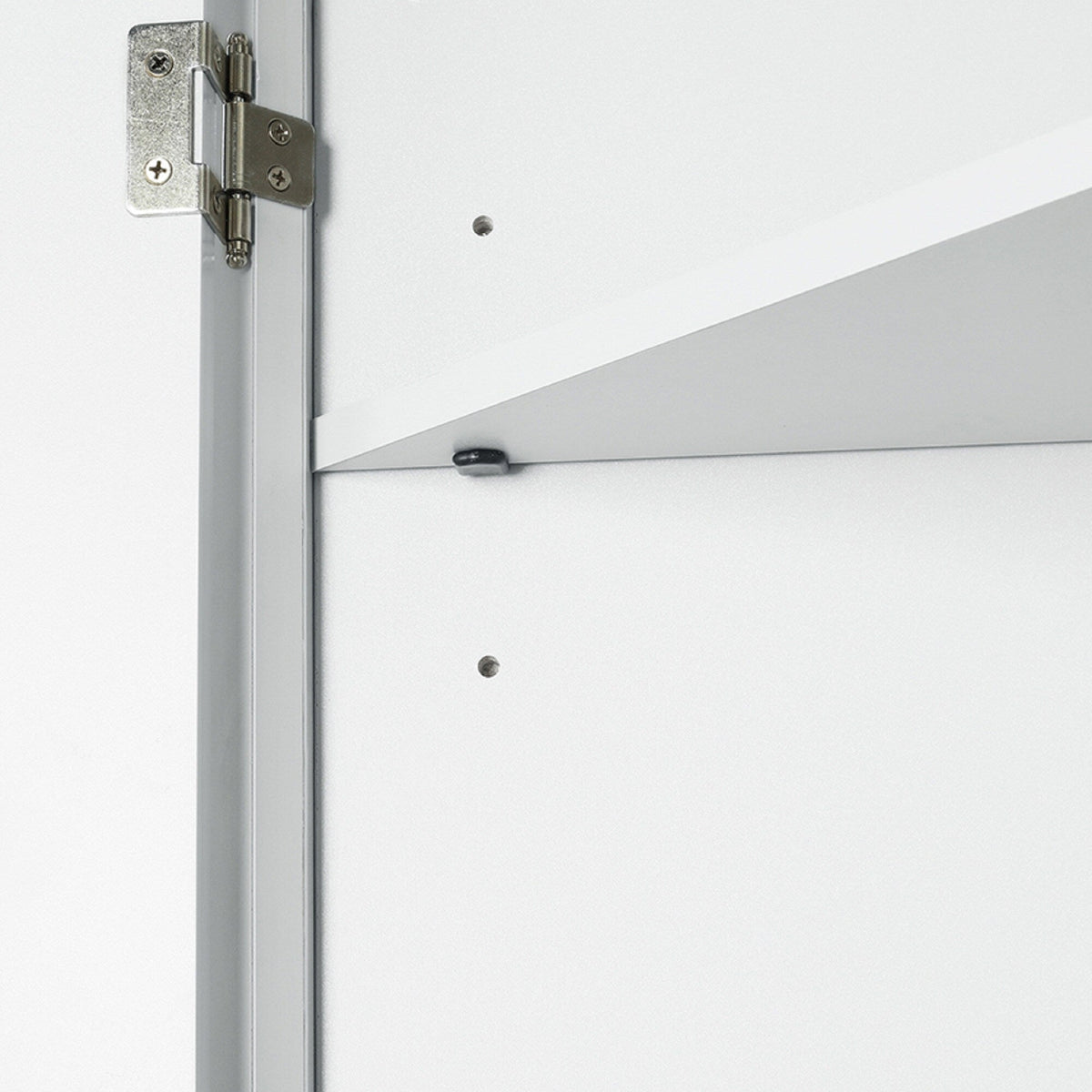 ModernLuxe 17.2-in W x 31.5-in H Wood Composite White Wall-mount Utility Storage Cabinet