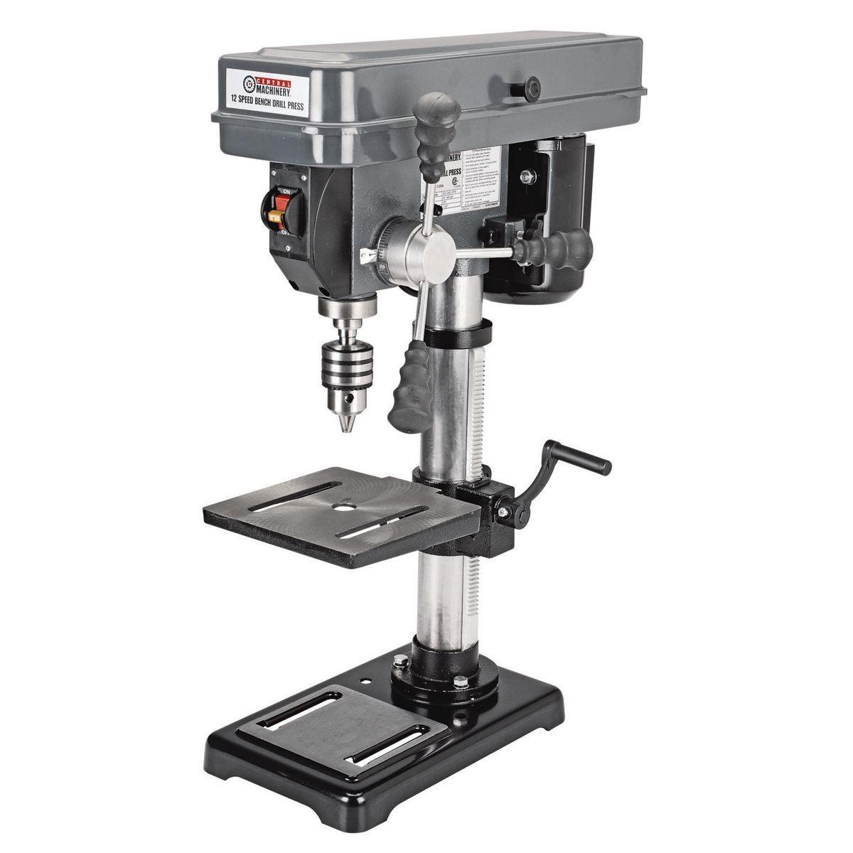 10 in. 12 Speed Bench Drill Press - Super Arbor