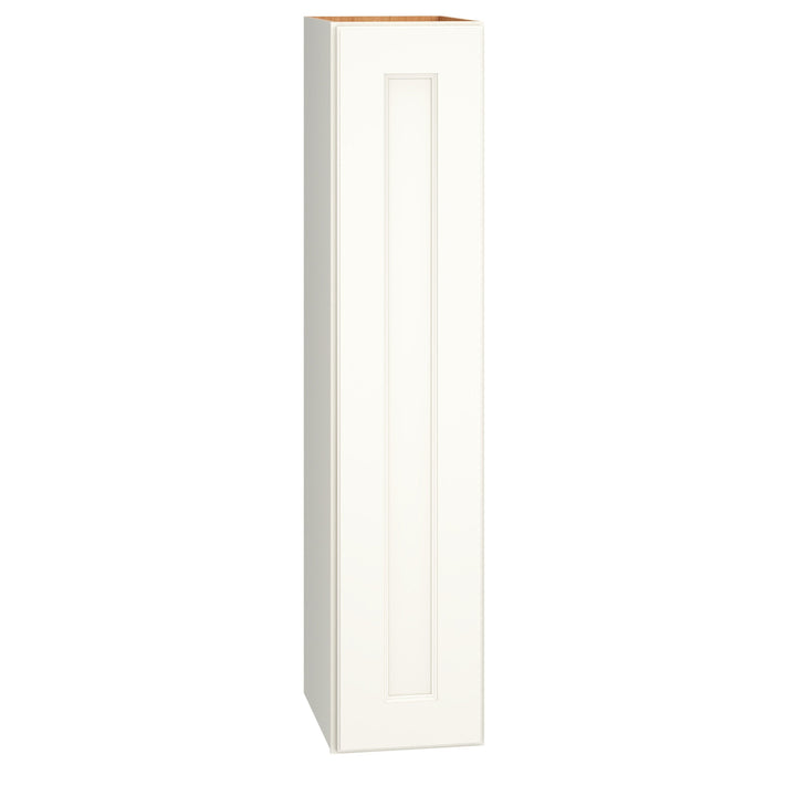Diamond Express Macaulay 9-in W x 42-in H x 12-in D White Wall Fully Assembled Plywood Cabinet (Recessed Panel Square Door Style)