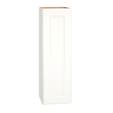 Diamond Express Macaulay 12-in W x 39-in H x 12-in D White Wall Fully Assembled Plywood Cabinet (Recessed Panel Square Door Style)