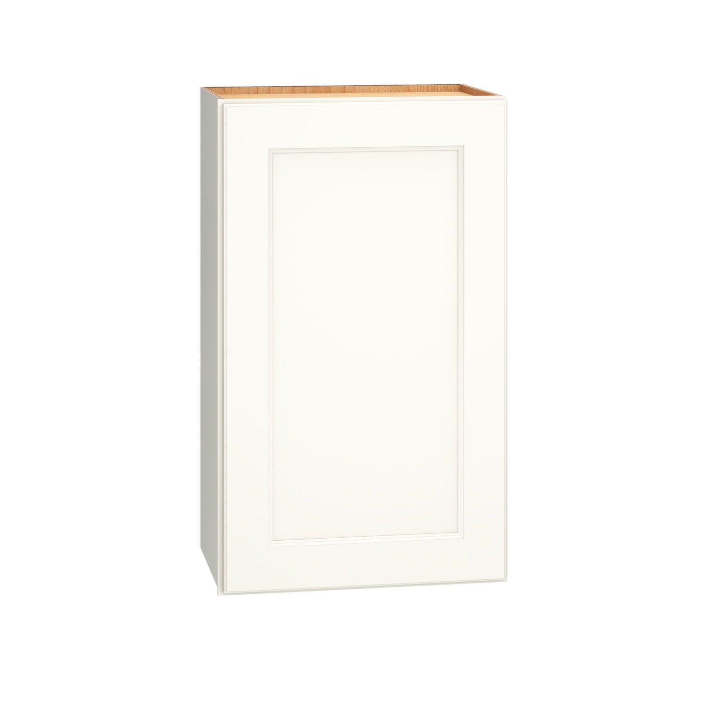 Diamond Express Macaulay 18-in W x 30-in H x 12-in D White Wall Fully Assembled Plywood Cabinet (Recessed Panel Square Door Style)