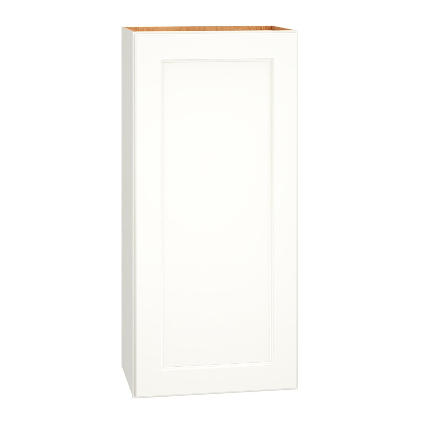 Diamond Express Macaulay 18-in W x 39-in H x 12-in D White Wall Fully Assembled Plywood Cabinet (Recessed Panel Square Door Style)