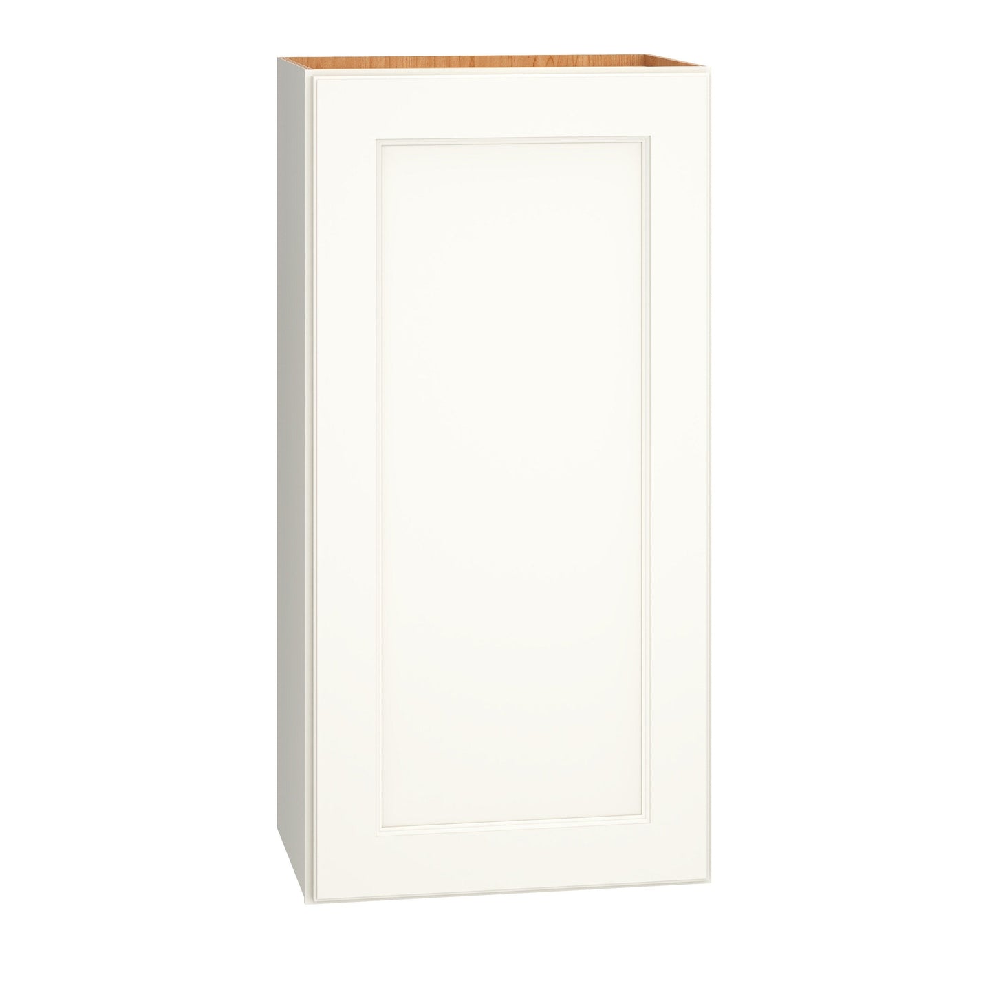 Diamond Express Macaulay 18-in W x 36-in H x 12-in D White Wall Fully Assembled Plywood Cabinet (Recessed Panel Square Door Style)