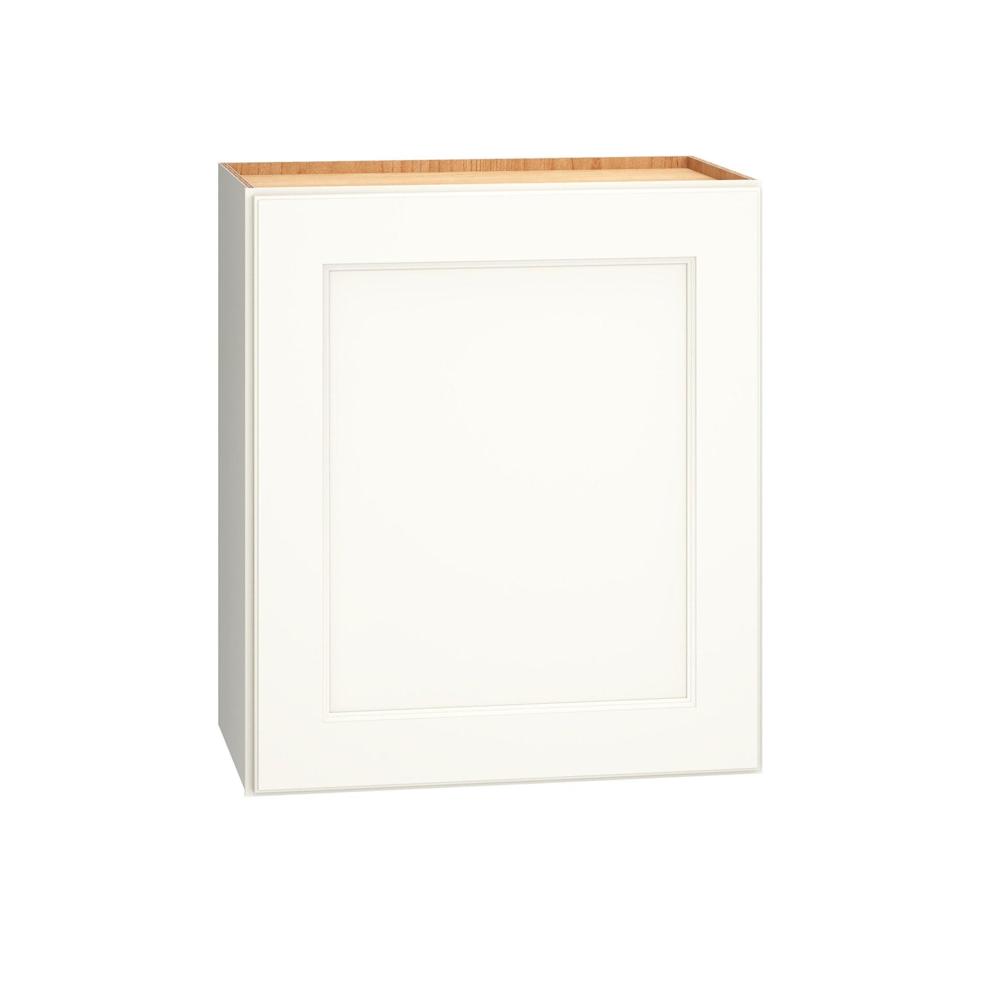 Diamond Express Macaulay 21-in W x 24-in H x 12-in D White Wall Fully Assembled Plywood Cabinet (Recessed Panel Square Door Style)