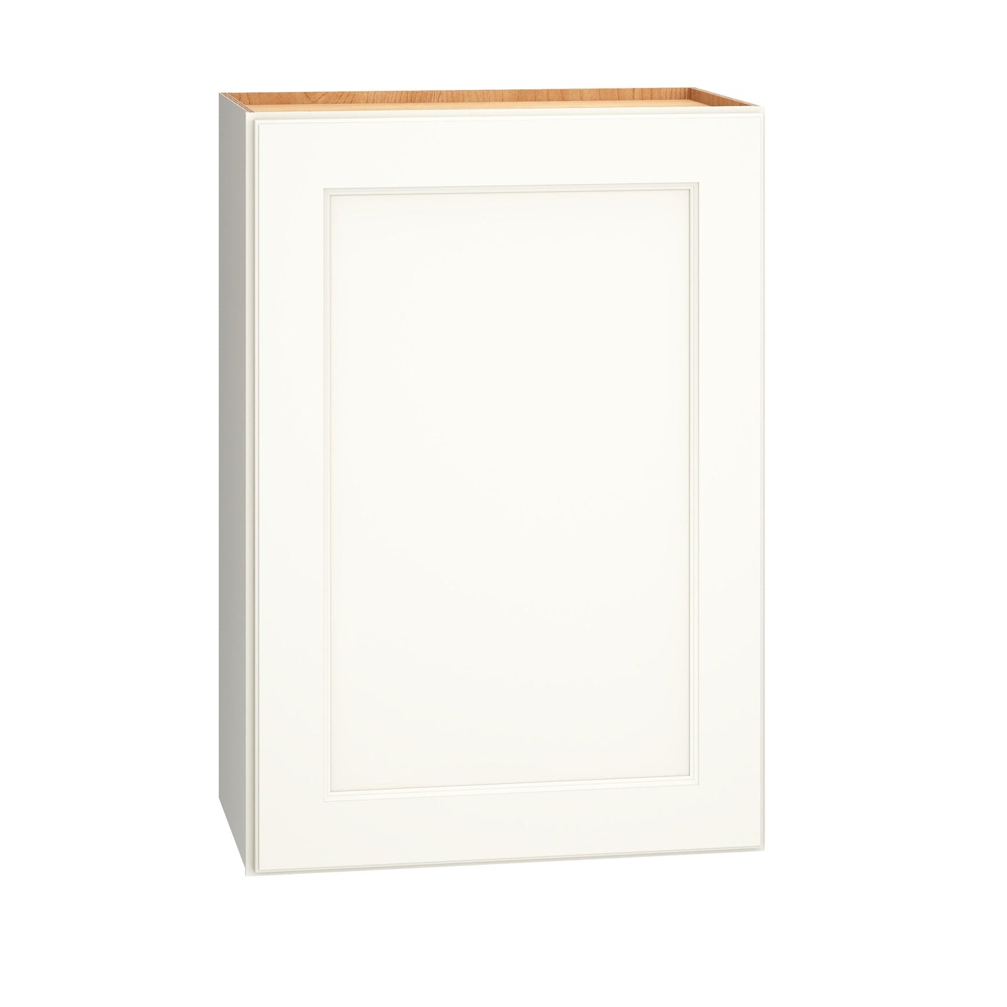 Diamond Express Macaulay 21-in W x 30-in H x 12-in D White Wall Fully Assembled Plywood Cabinet (Recessed Panel Square Door Style)