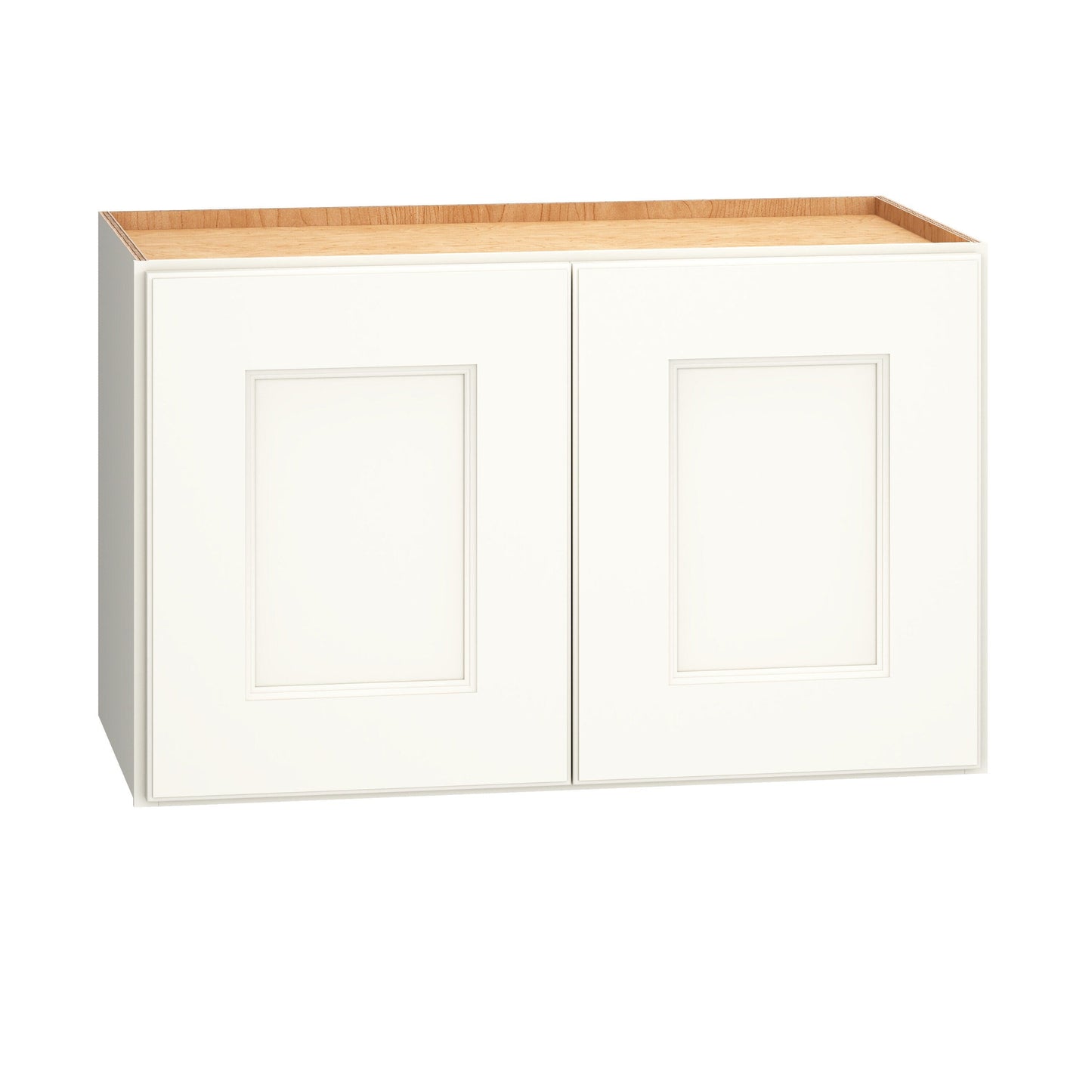 Diamond Express Macaulay 24-in W x 15-in H x 12-in D White Wall Fully Assembled Plywood Cabinet (Recessed Panel Square Door Style)