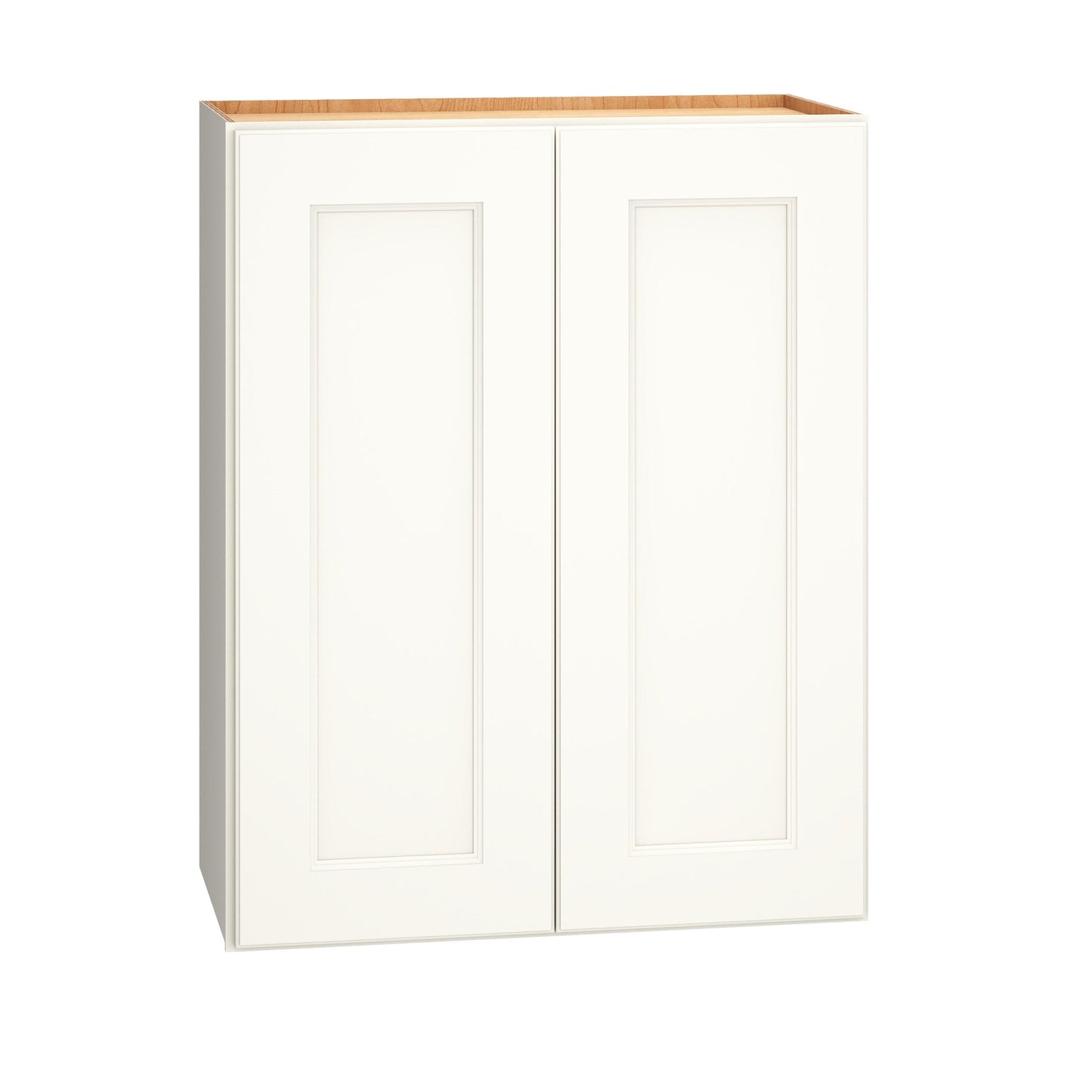 Diamond Express Macaulay 24-in W x 30-in H x 12-in D White Wall Fully Assembled Plywood Cabinet (Recessed Panel Square Door Style)