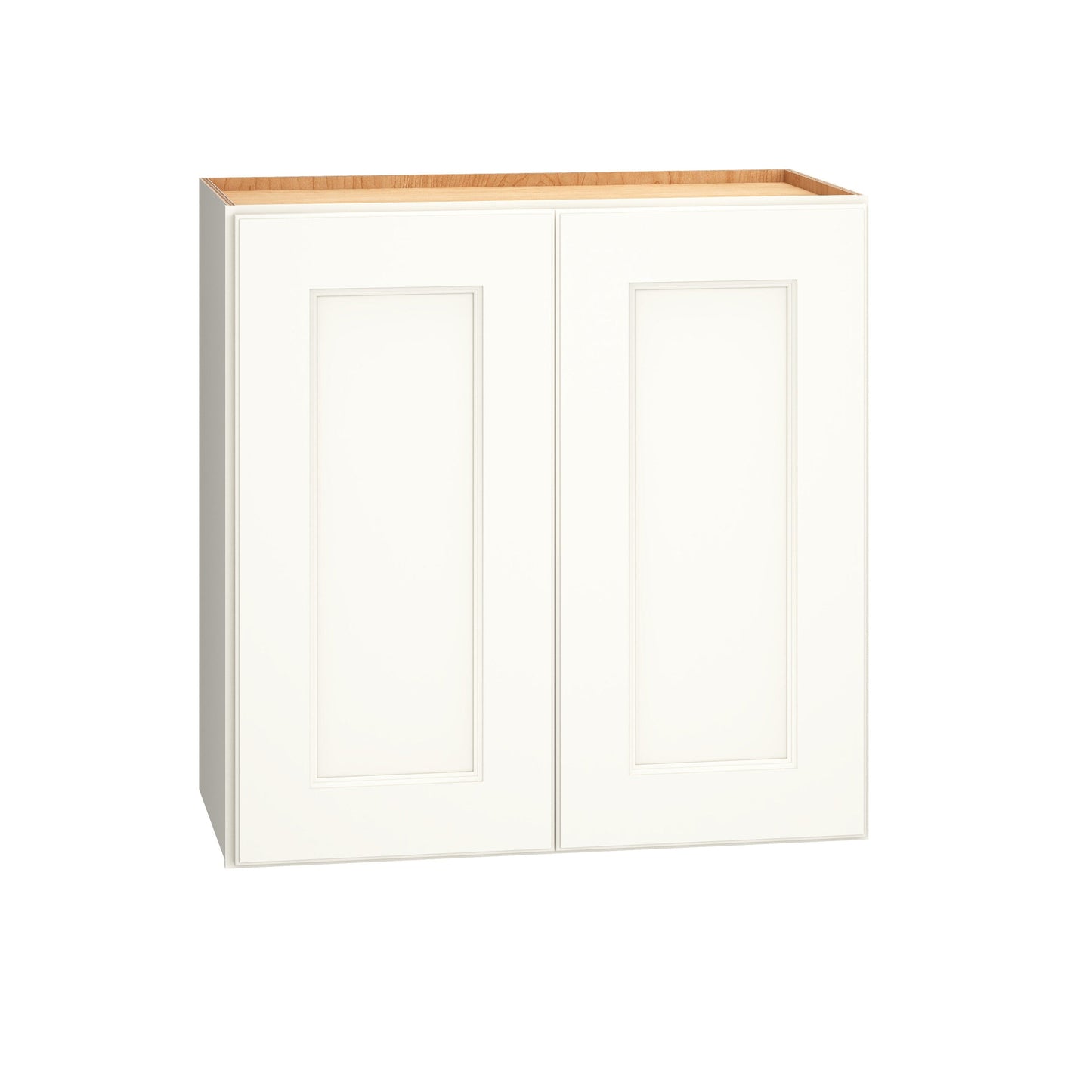 Diamond Express Macaulay 24-in W x 24-in H x 12-in D White Wall Fully Assembled Plywood Cabinet (Recessed Panel Square Door Style)