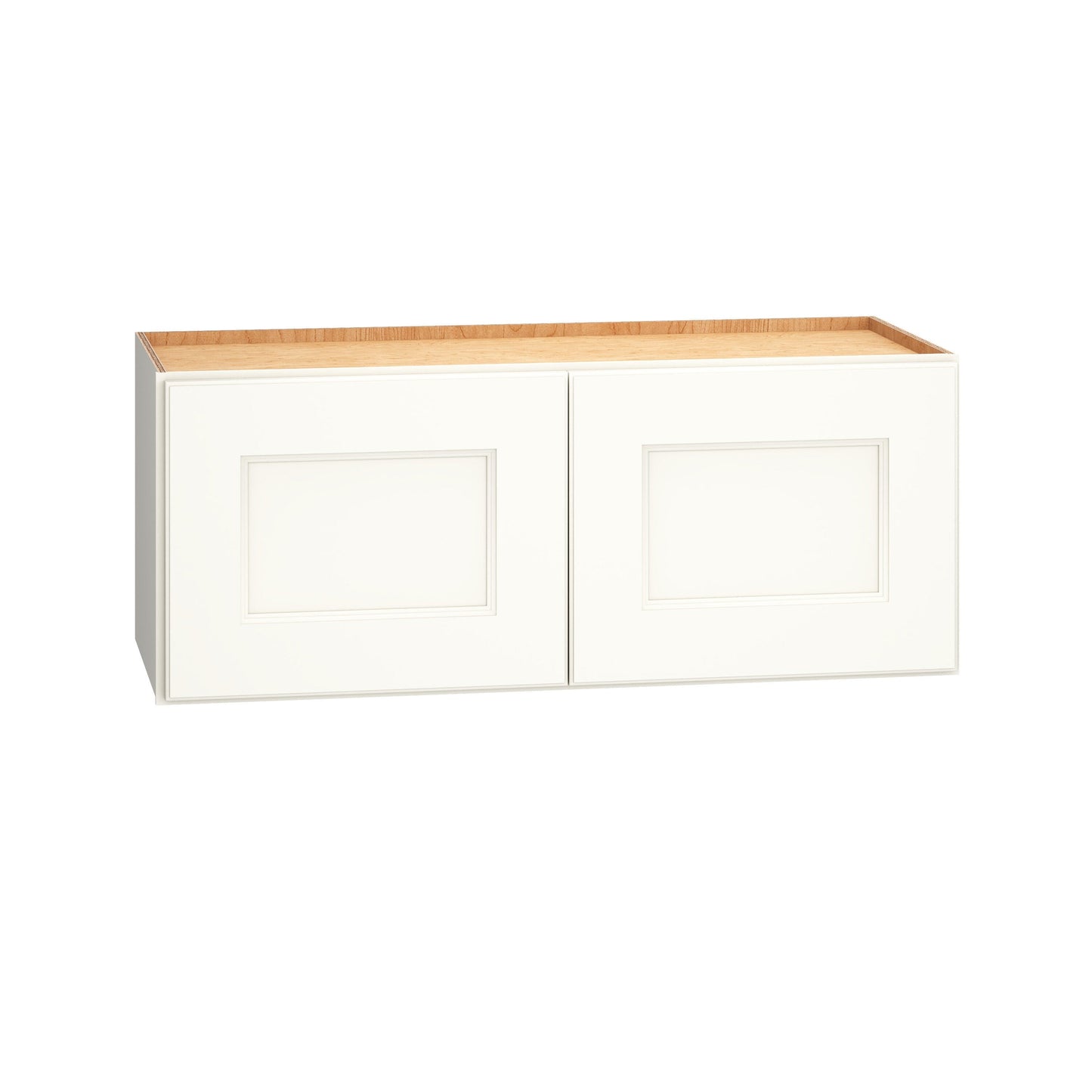 Diamond Express Macaulay 30-in W x 12-in H x 12-in D White Wall Fully Assembled Plywood Cabinet (Recessed Panel Square Door Style)