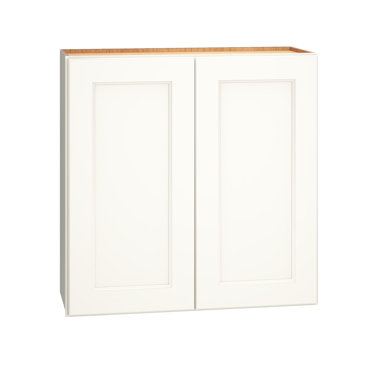 Diamond Express Macaulay 30-in W x 30-in H x 12-in D White Wall Fully Assembled Plywood Cabinet (Recessed Panel Square Door Style)