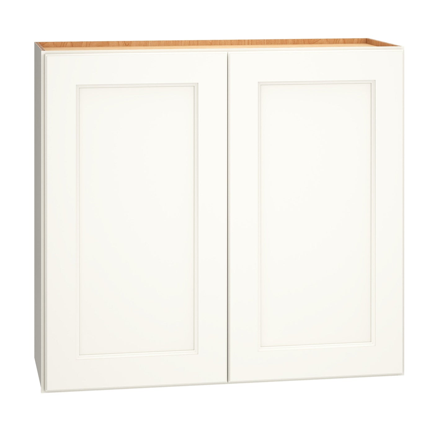 Diamond Express Macaulay 33-in W x 30-in H x 12-in D White Wall Fully Assembled Plywood Cabinet (Recessed Panel Square Door Style)