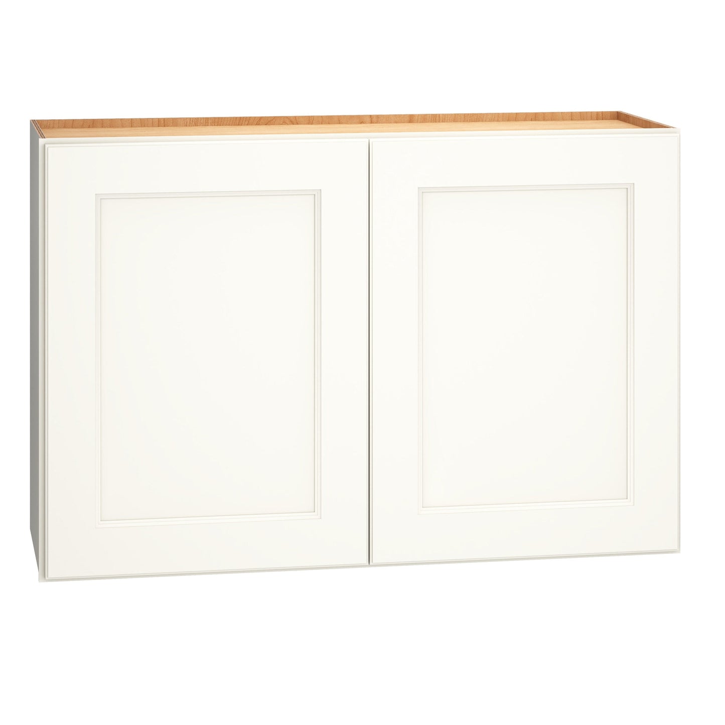 Diamond Express Macaulay 36-in W x 24-in H x 12-in D White Wall Fully Assembled Plywood Cabinet (Recessed Panel Square Door Style)