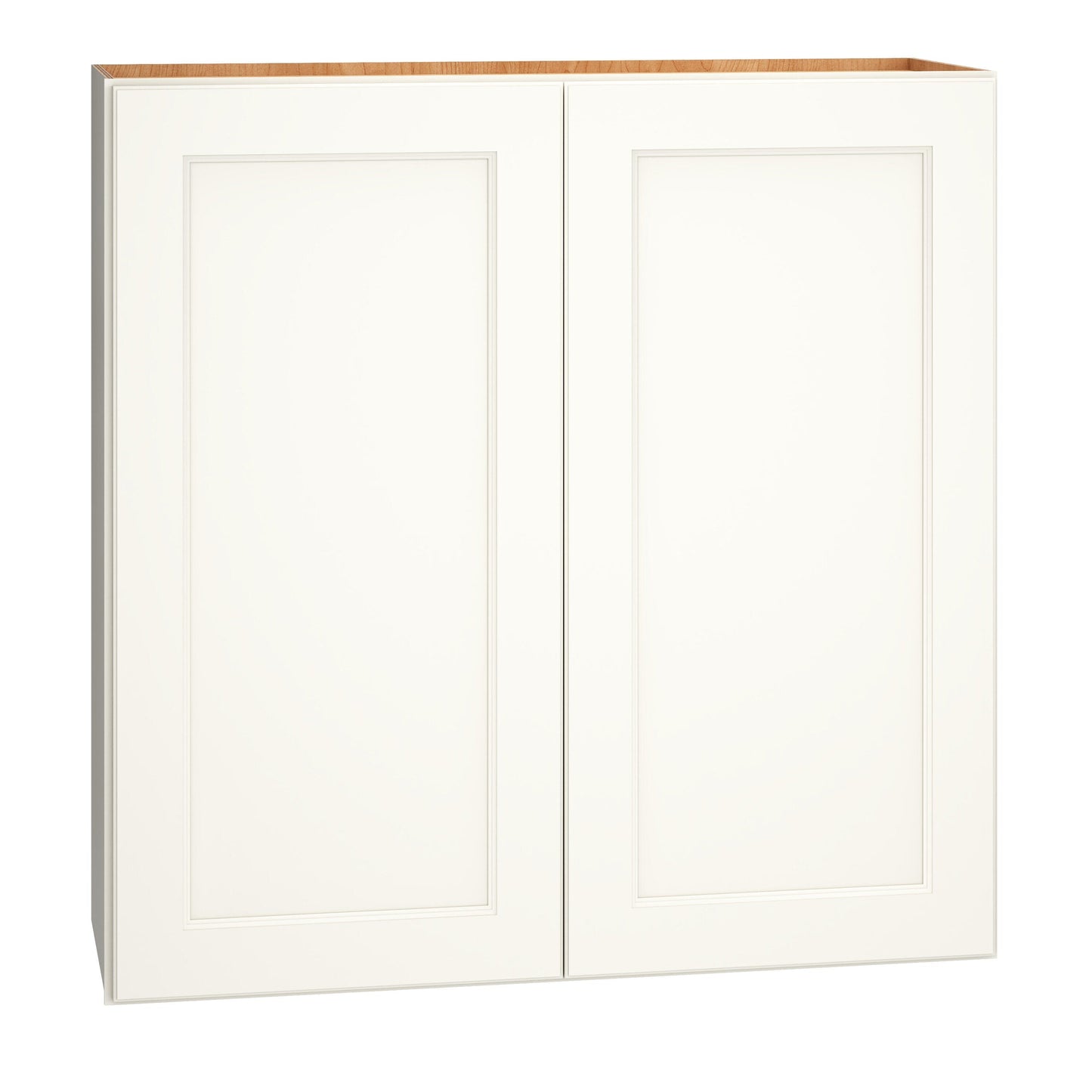 Diamond Express Macaulay 36-in W x 36-in H x 12-in D White Wall Fully Assembled Plywood Cabinet (Recessed Panel Square Door Style)