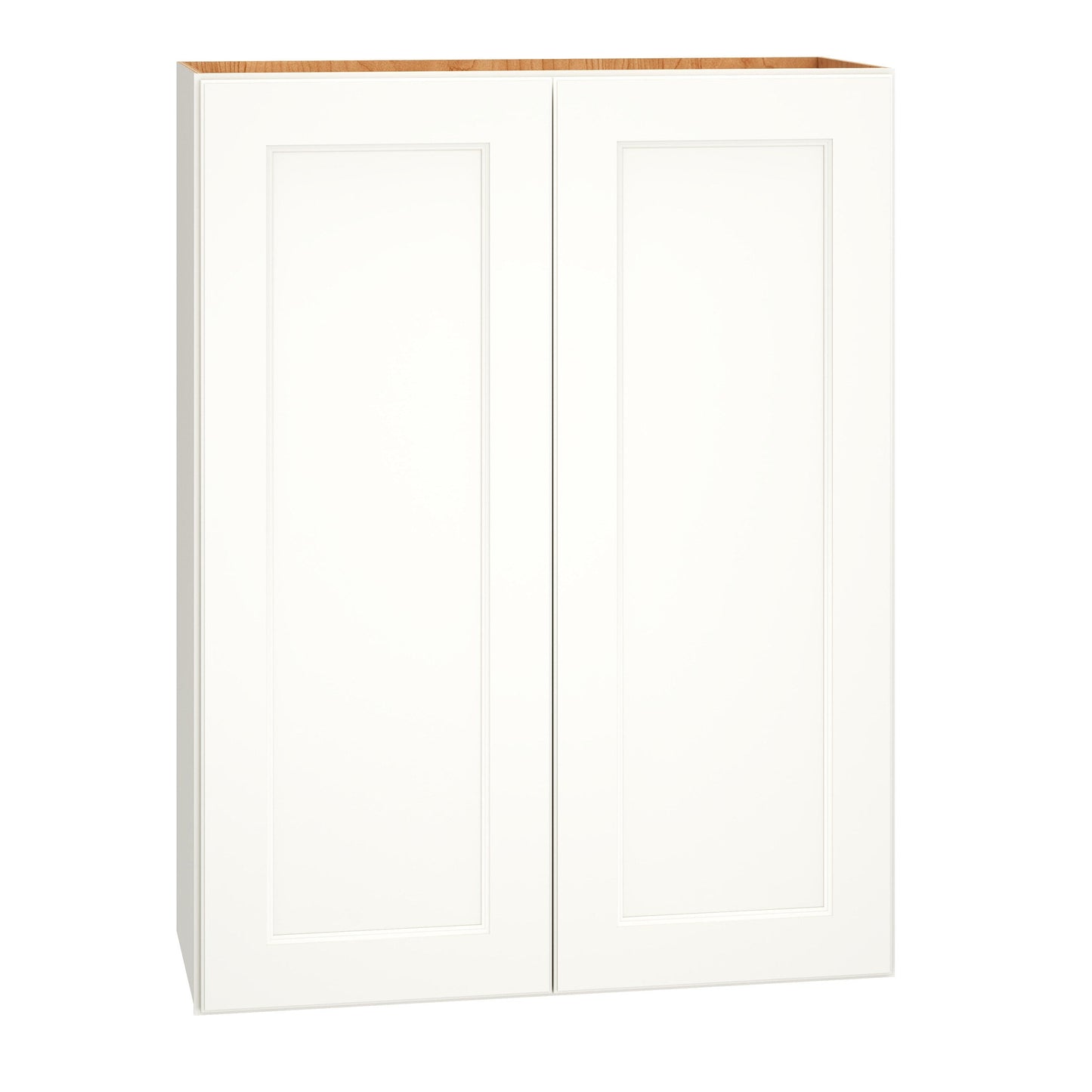 Diamond Express Macaulay 30-in W x 39-in H x 12-in D White Wall Fully Assembled Plywood Cabinet (Recessed Panel Square Door Style)