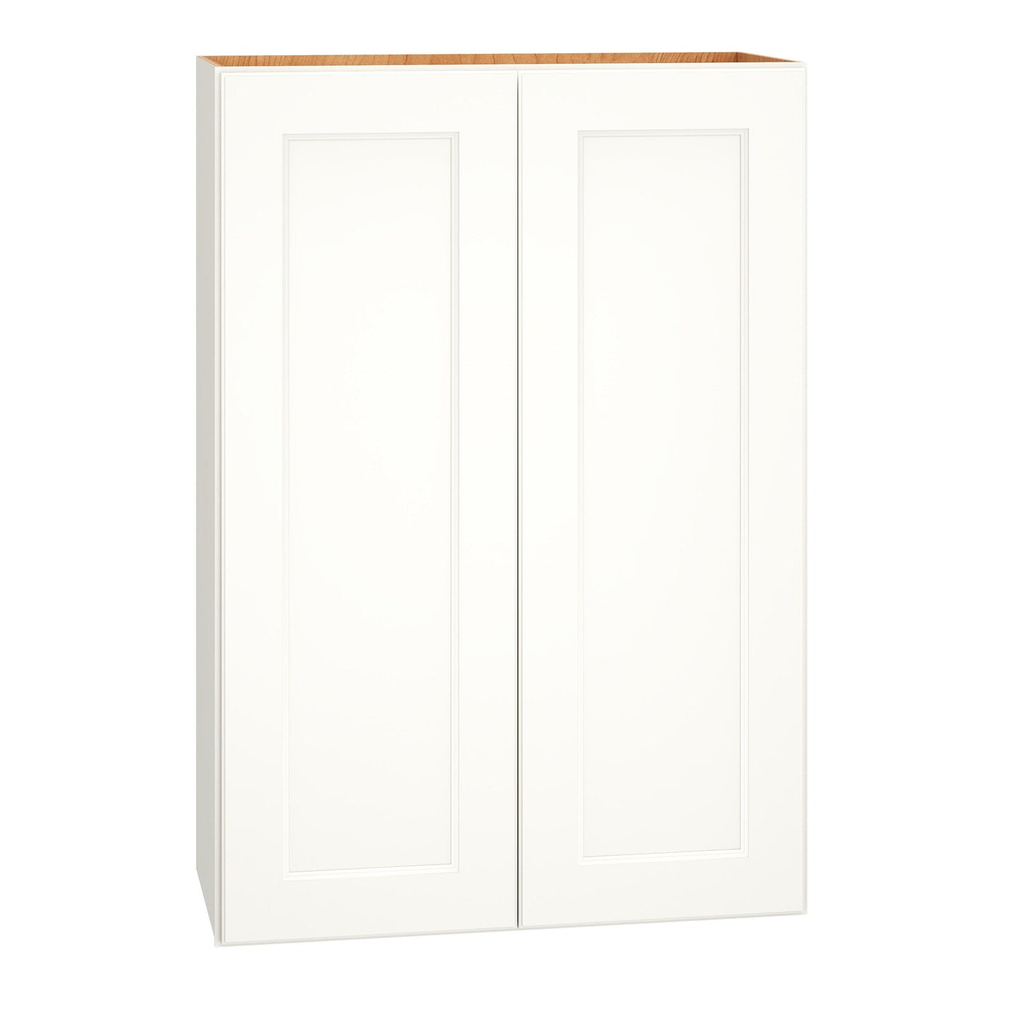 Diamond Express Macaulay 27-in W x 39-in H x 12-in D White Wall Fully Assembled Plywood Cabinet (Recessed Panel Square Door Style)