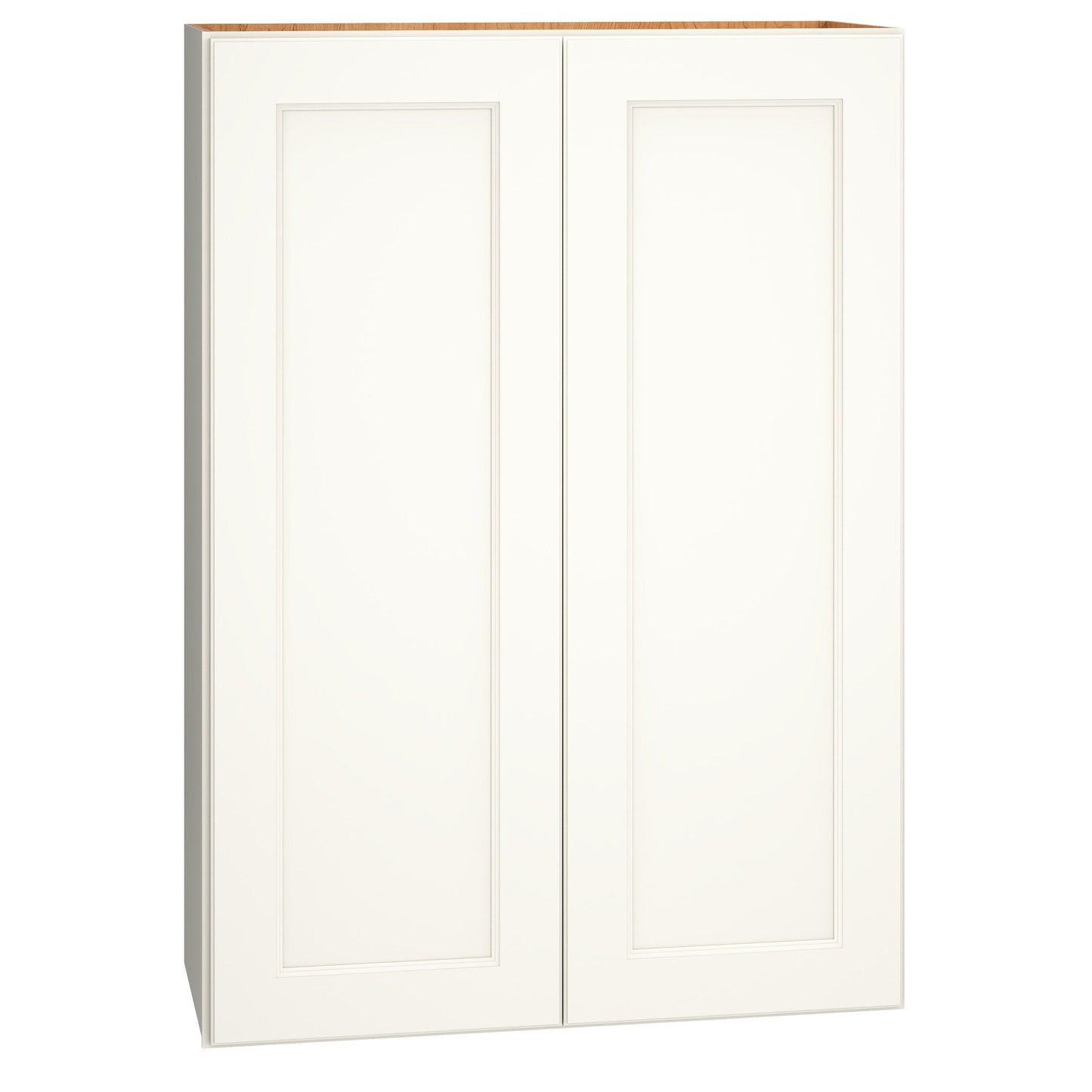 Diamond Express Macaulay 30-in W x 42-in H x 12-in D White Wall Fully Assembled Plywood Cabinet (Recessed Panel Square Door Style)