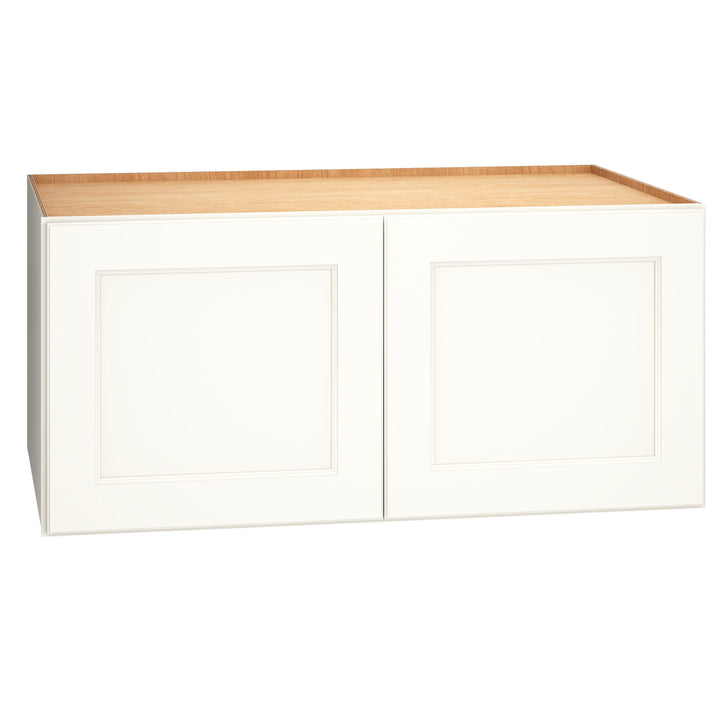 Diamond Express Macaulay 39-in W x 18-in H x 24-in D White Wall Fully Assembled Plywood Cabinet (Recessed Panel Square Door Style)