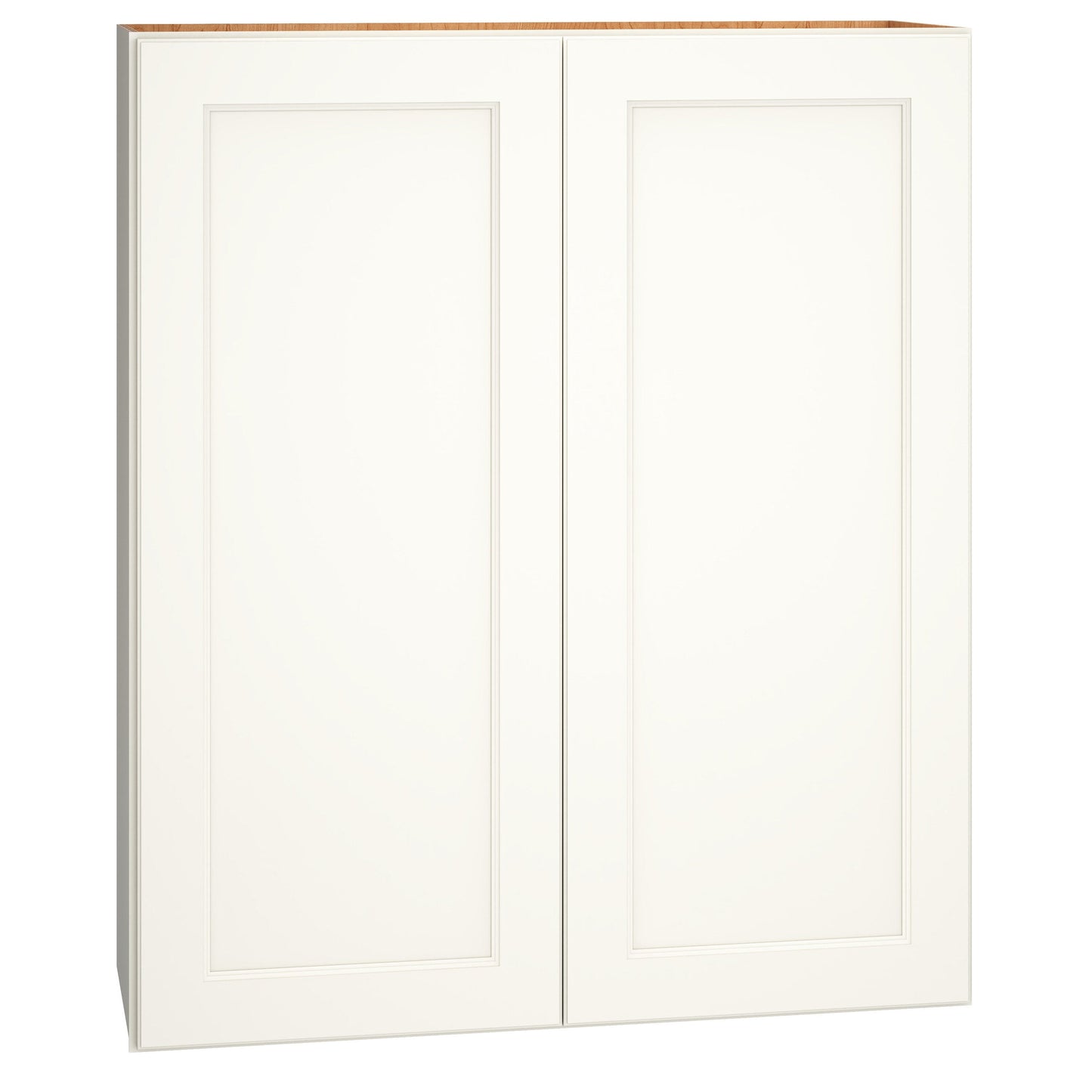 Diamond Express Macaulay 36-in W x 42-in H x 12-in D White Wall Fully Assembled Plywood Cabinet (Recessed Panel Square Door Style)