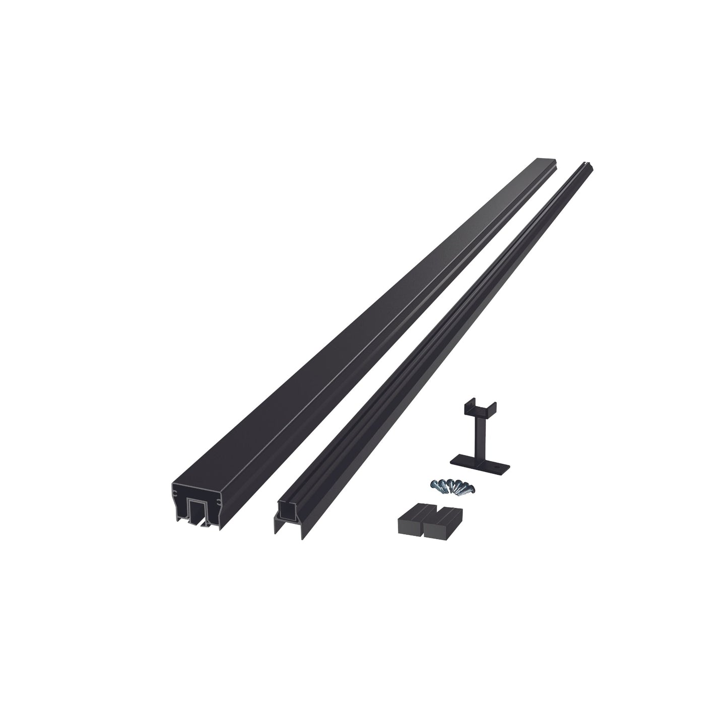 Fiberon CitySide Contemporary 6-ft x 36-in Matte Finish Aluminum Deck Rail Kit
