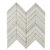 Apollo Tile Winterland Pearl White 12-in x 12-in Polished Composite Herringbone Patterned Floor and Wall Tile (5.08-sq. ft/ Carton)