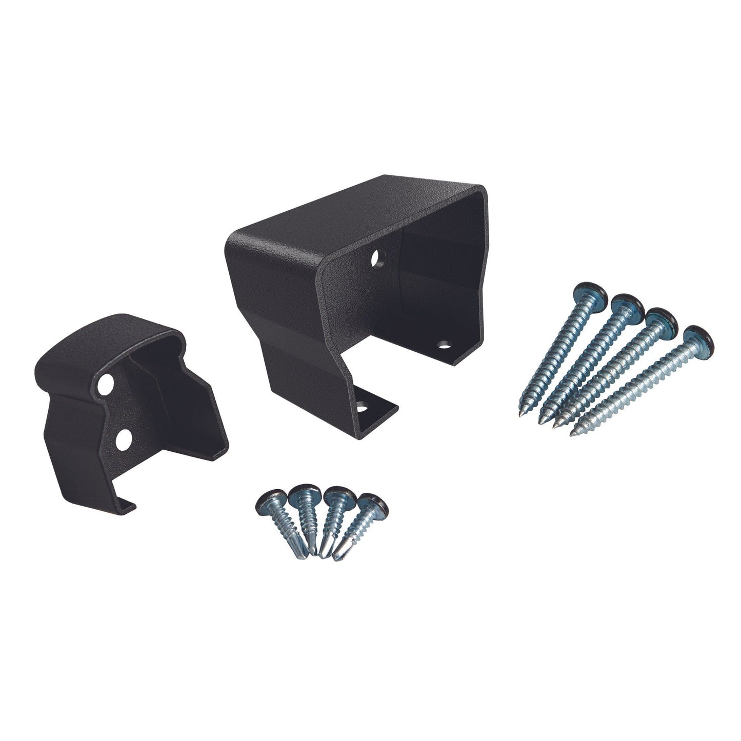 Fiberon 2-in Black Aluminum Rail Bracket