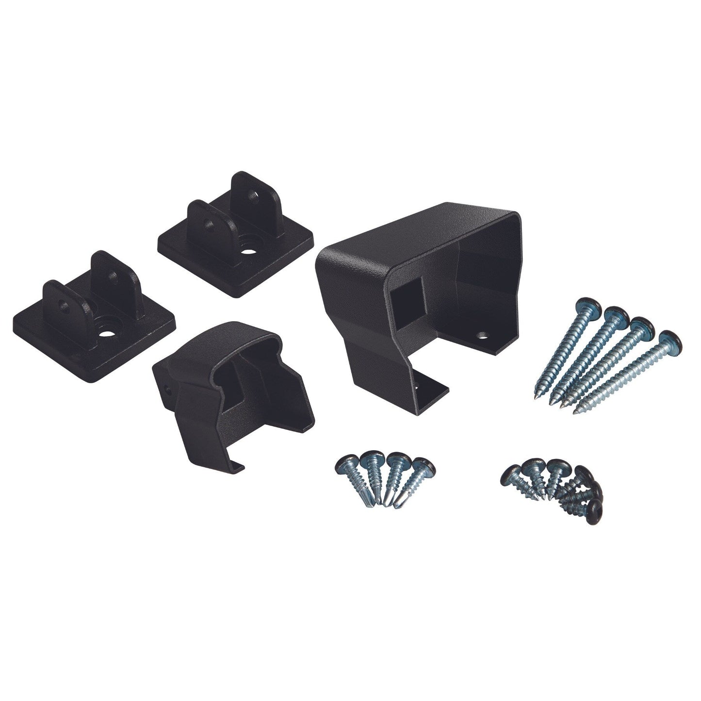 Fiberon 2-in Black Aluminum Rail Bracket