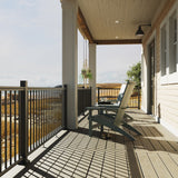Fiberon CitySide Contemporary Matte Finish Aluminum Deck Rail Kit