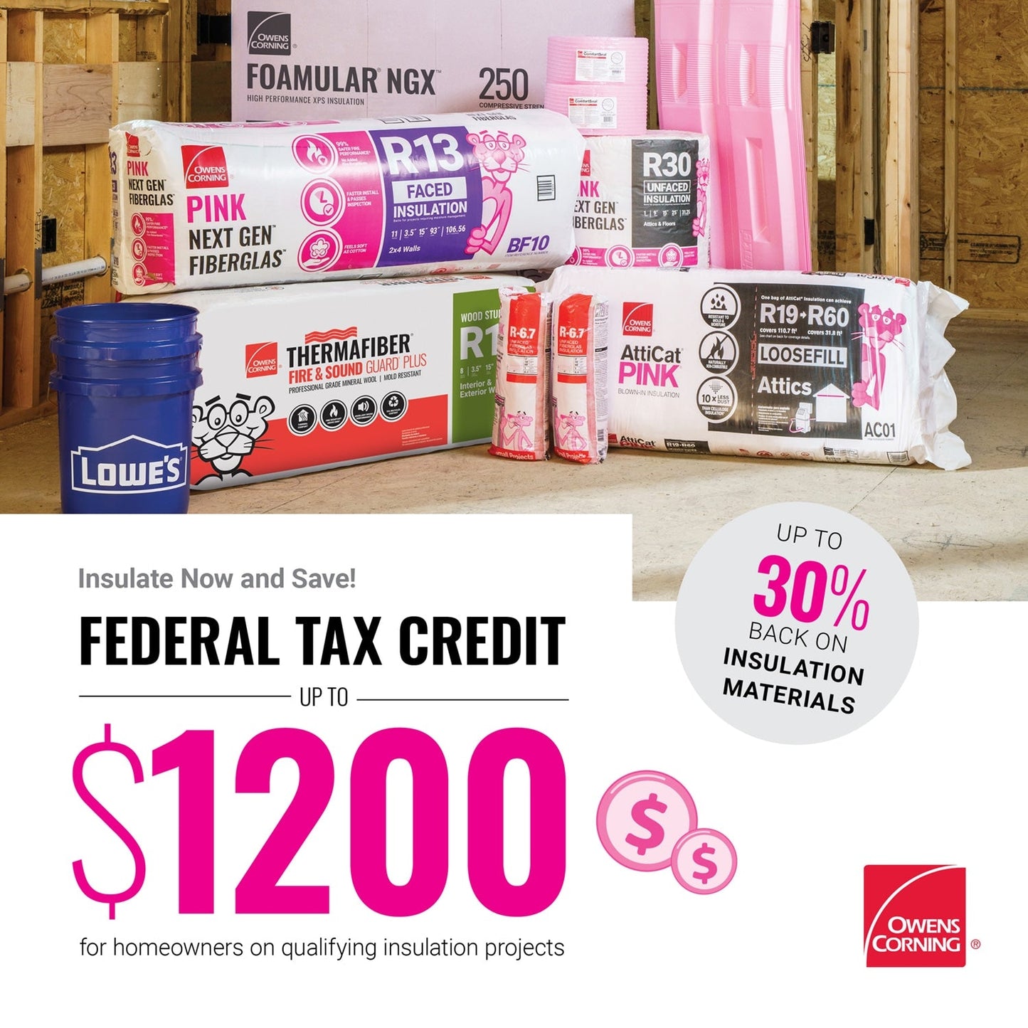 Owens Corning FOAMULAR 400 (40 PSI) R-15 Extruded Polystyrene Foam Board Insulation, 3 in x 4 ft x 8 ft, Square Edge