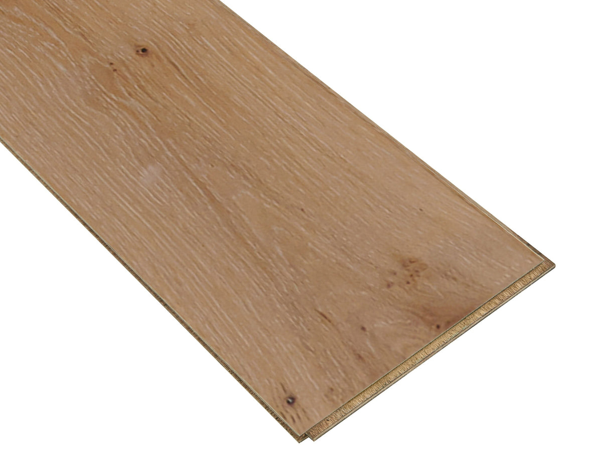 Bruce Nature of Wood Plus Soft Brown White Oak 6-1/2-in W x 7/16-in T x Varying Length Wirebrushed Engineered Hardwood Flooring (30.37-sq ft / Carton)