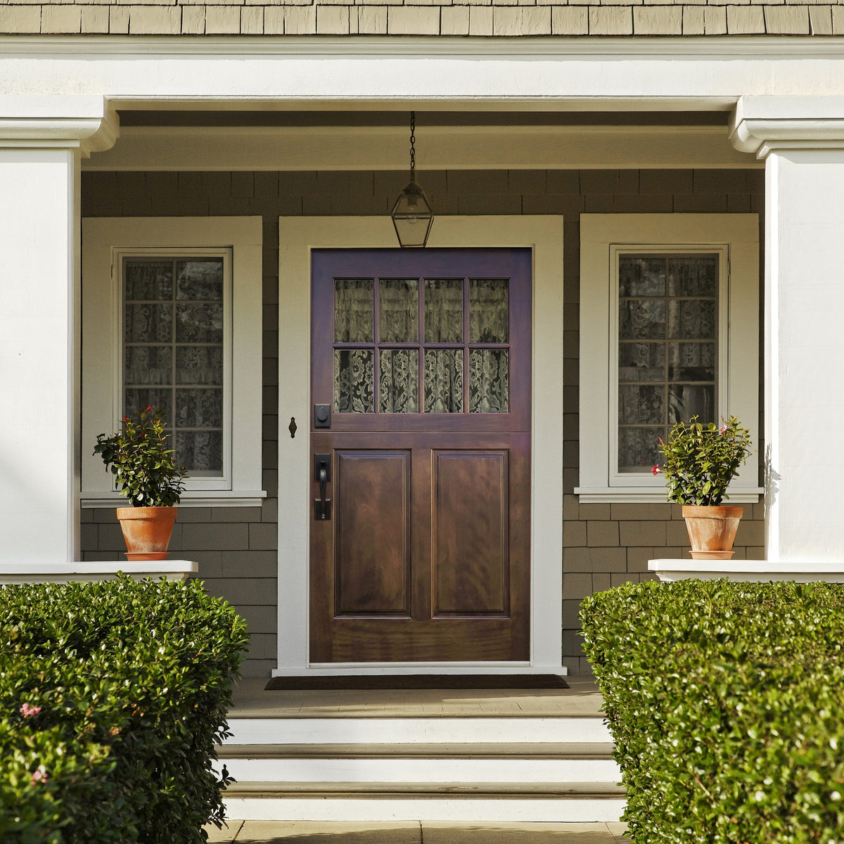 Creative Entryways 4-9/16-in Wood 2/3 Lite Right-Hand Inswing Prehung Dutch Door