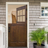 Creative Entryways 36x80 Craftsman Mahogany Dutch Front Door