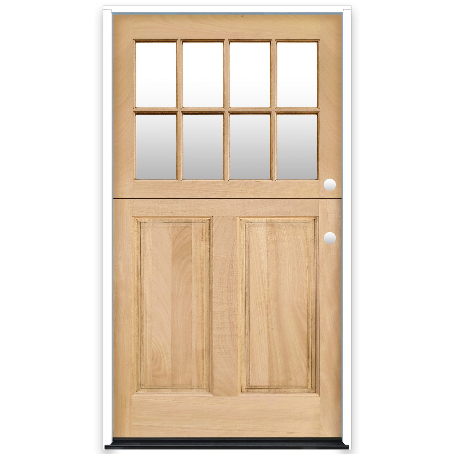 Creative Entryways 2/3 Lite Left-Hand Inswing Unfinished Prehung Dutch Front Door