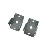 Project Source 2-Pack Zinc Steel Double Curtain Rod Brackets, 1.63 in L x 1.16 in W