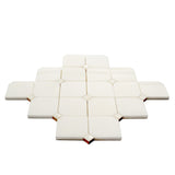 Apollo Tile Winterland Pearl White 11-in x 11-in Polished Composite Hexagon Patterned Floor and Wall Tile (4.51-sq. ft/ Carton)