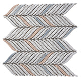 Apollo Tile Deluxe White 10-in x 12-in Glossy Ceramic Mixed Pattern Patterned Wall Tile (4.18-sq. ft/ Carton)
