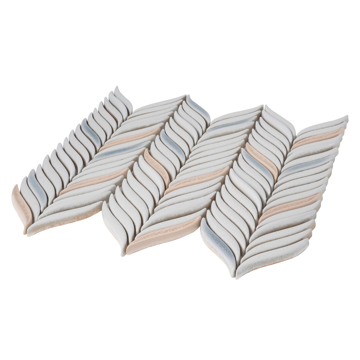 Apollo Tile Deluxe White 10-in x 12-in Glossy Ceramic Mixed Pattern Patterned Wall Tile (4.18-sq. ft/ Carton)