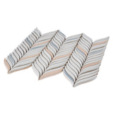 Apollo Tile Deluxe White 10-in x 12-in Glossy Ceramic Mixed Pattern Patterned Wall Tile (4.18-sq. ft/ Carton)