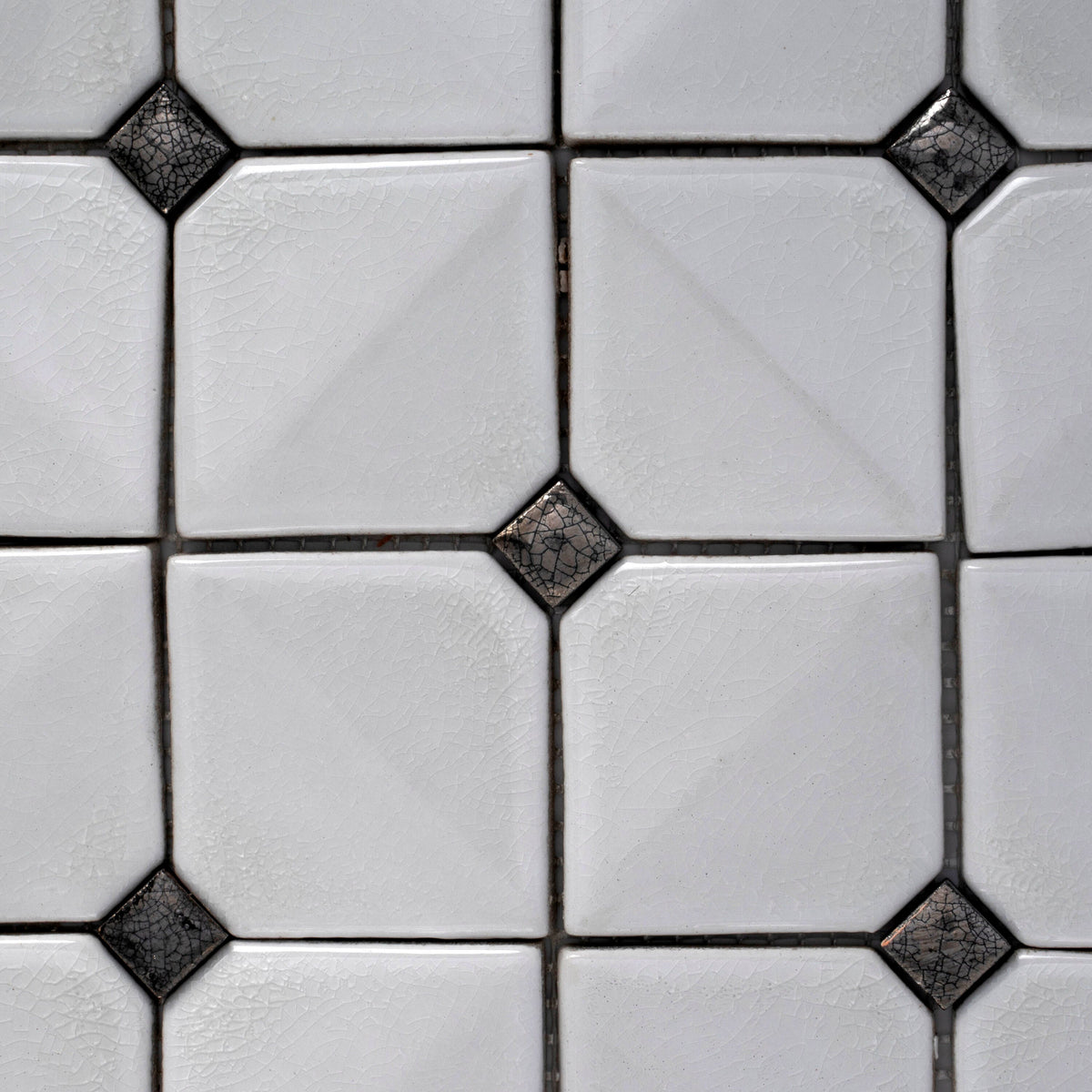 Apollo Tile Deluxe White 12-in x 12-in Glossy Ceramic Mixed Pattern Patterned Wall Tile (5-sq. ft/ Carton)