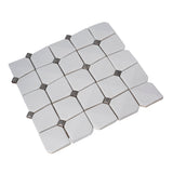 Apollo Tile Deluxe White 12-in x 12-in Glossy Ceramic Mixed Pattern Patterned Wall Tile (5-sq. ft/ Carton)