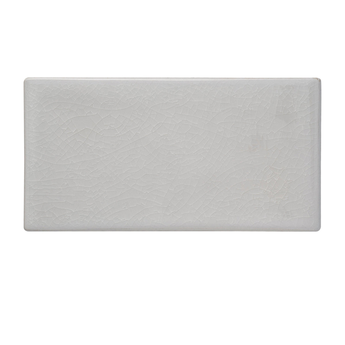 Apollo Tile (Sample) Deluxe White 3-in x 6-in Glossy Ceramic Marble Look Floor and Wall Tile
