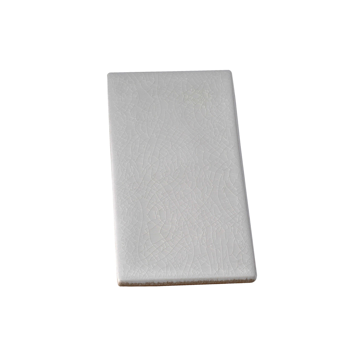 Apollo Tile (Sample) Deluxe White 3-in x 6-in Glossy Ceramic Marble Look Floor and Wall Tile
